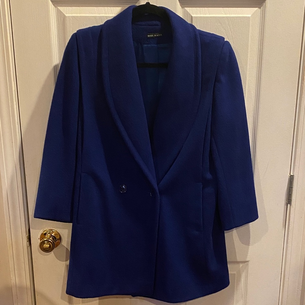 Chic Women's Navy Pea Coat